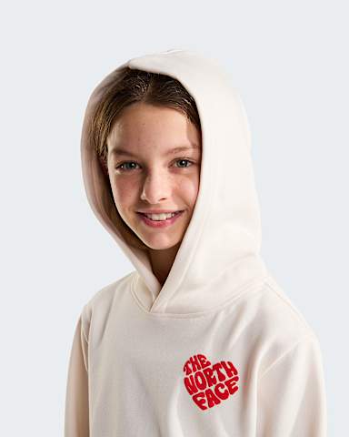Sweat  capuche dcontract Brand Proud pour fille TNF White Dune alt4