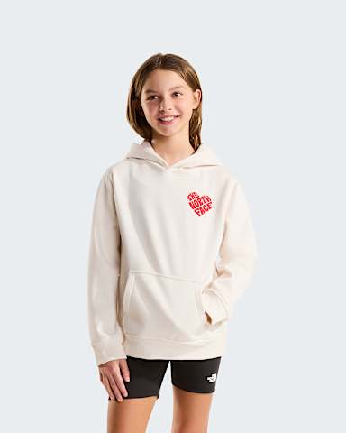 Girls Brand Proud Relaxed Hoodie TNF White Dune HERO