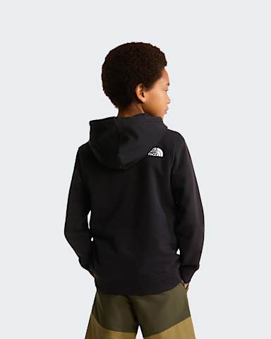 Teens Drew Peak Light Regular Hoodie TNF TNF Black ALT3