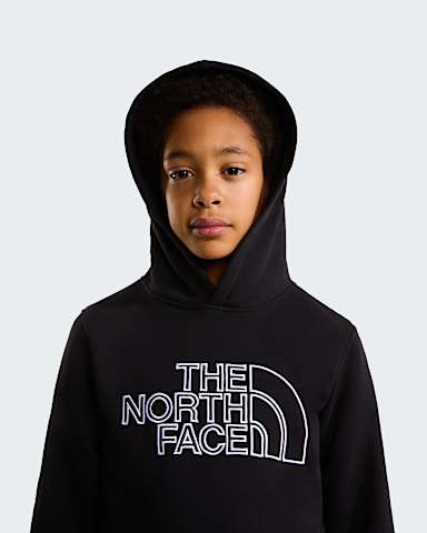 Teens Drew Peak Light Regular Hoodie TNF TNF Black alt4
