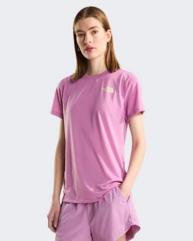 Womens Foundation Mountain TShirt TNF Hushed Lavender ALT1