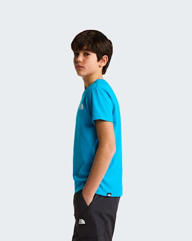 Teens Simple Dome TShirt TNF Meridian Blue ALT2