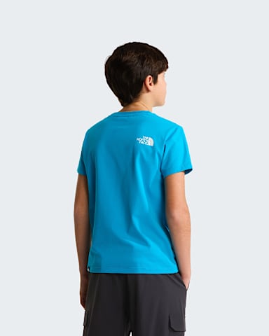 Teens Simple Dome TShirt TNF Meridian Blue ALT3