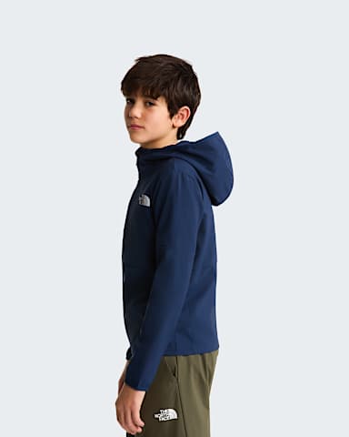On The Trail Kapuzenjacke mit durchgehendem RV fr Jungen TNF Summit NavySilver Reflective ALT2