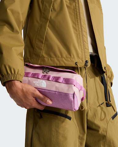 Base Camp Travel Washbag Small TNF Metal PinkHushed Lavender ALT1
