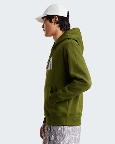 Mens Drew Peak Hoodie TNF Woodland GreenTranscendent Grey ALT2