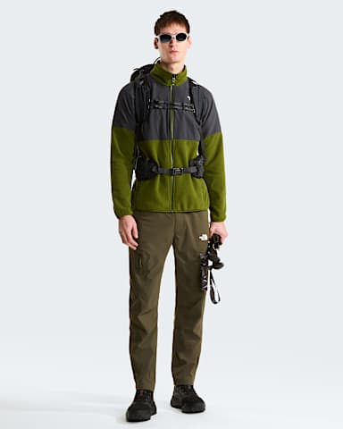 Mens Glacier Heavyweight Fleece TNF Woodland GreenAsphalt Grey ALT1