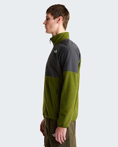 Mens Glacier Heavyweight Fleece TNF Woodland GreenAsphalt Grey ALT2