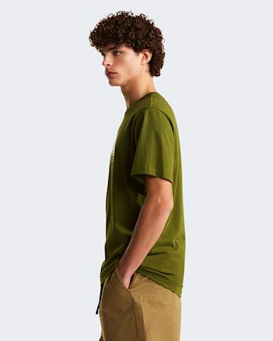 Mountain Line normal geschnittenes TShirt mit Grafik fr Herren TNF Woodland Green ALT2