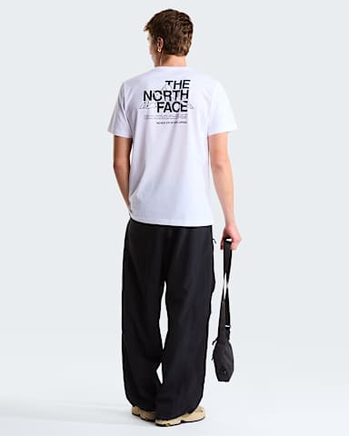 Mski Tshirt z grafik o regularnym kroju Mountain Sketch TNF TNF White alt2