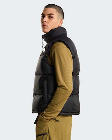 Mens 1996 Retro Nuptse Gilet TNF TNF BlackRecycled Down ALT2
