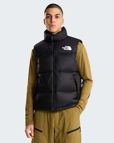 Mens 1996 Retro Nuptse Gilet TNF TNF BlackRecycled Down HERO