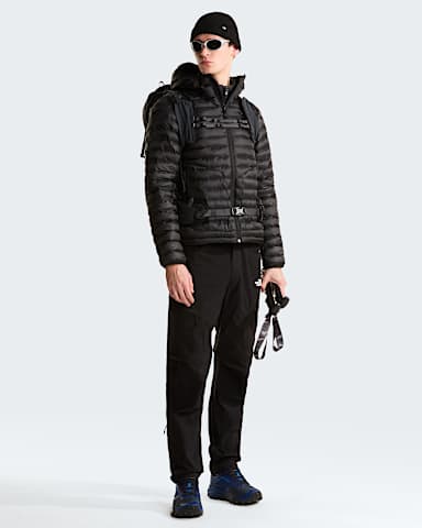 Mens Huila Synthetic Insulation Hooded Jacket TNF TNF BlackAsphalt GreyNPF ALT1