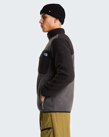 Mens Yumiori FullZip Fleece Jacket TNF Anthracite GreyTNF BlackMonument Grey ALT2