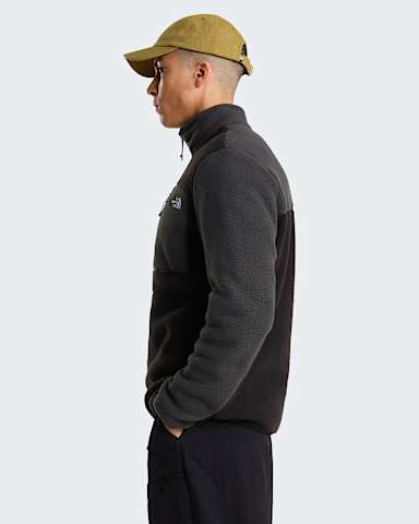 Yumiori Fleecejacke mit 14langem RV fr Herren TNF TNF BlackAsphalt GreyMonument Grey ALT2