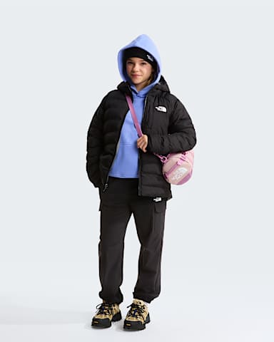 Girls Reversible Perrito Jacket TNF TNF BlackSmoked Pearl ALT1