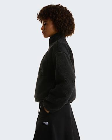 Womens Extreme Pile 12 Zip Pullover TNF TNF Black ALT2