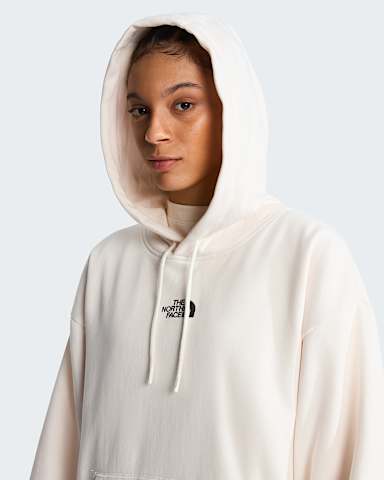 Womens Essential Hoodie TNF White Dune alt4