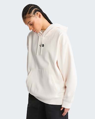 Womens Essential Hoodie TNF White Dune HERO