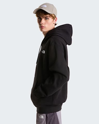 Felpa con cappuccio Essential da uomo TNF TNF Black ALT2