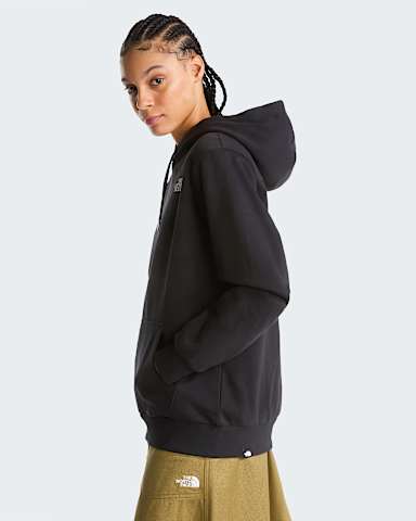 Womens Simple Dome Hoodie TNF TNF Black ALT2