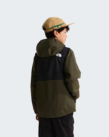 Teens Rain ZipIn Jacket TNF New Taupe Green ALT2
