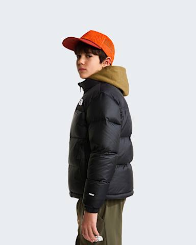 Teens 1996 Retro Nuptse Jacket TNF TNF BlackTNF BlackRecycled Down ALT2
