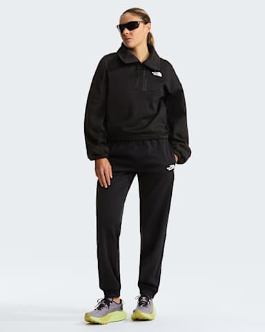 Womens Mountain Athletics 14 Zip Funnel Neck Fleece TNF TNF Black ALT1
