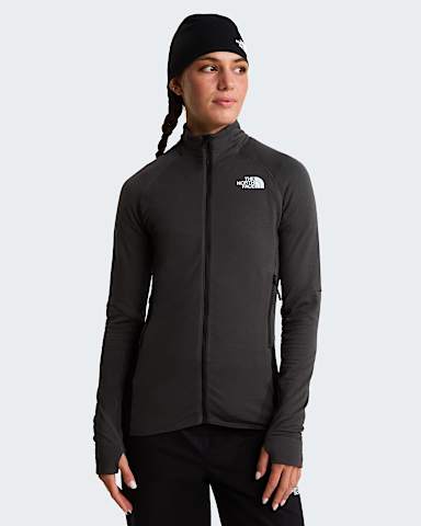 Giacca con cappuccio Bolt Polartec Power Grid da donna TNF Asphalt GreyTNF Black HERO