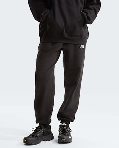Womens Essential Relaxed Straight Joggers TNF TNF Black HERO