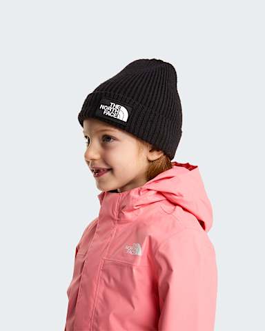 Bonnet revers et logo carr TNF pour enfant TNF TNF Black ALT1