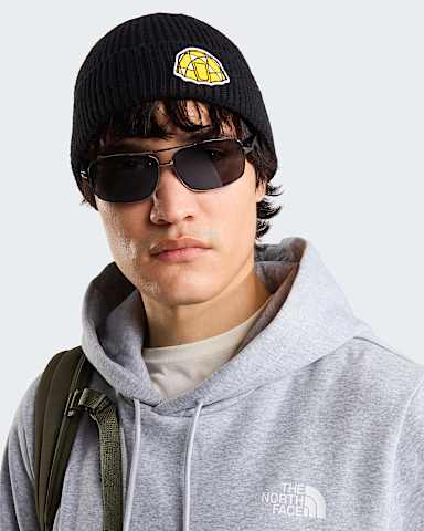 Czapka beanie z mankietem i logo TNF TNF TNF BlackIcon Patch ALT1