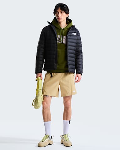Classicdonsjas met capuchon voor heren TNF TNF Black ALT1
