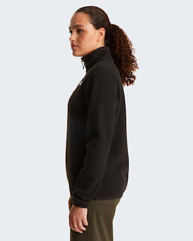 Womens Glacier 14 Zip Fleece TNF TNF Black ALT2