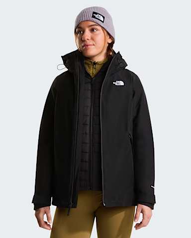 Carto Mono Triclimate 3in1jas met capuchon voor dames TNF TNF Black HERO