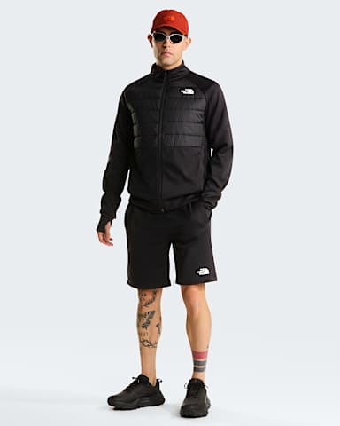 Reaxion 20 Hybridjacke mit durchgehendem RV fr Herren TNF TNF Black Heather ALT1
