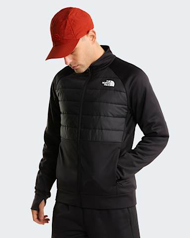 Reaxion 20 Hybridjacke mit durchgehendem RV fr Herren TNF TNF Black Heather HERO