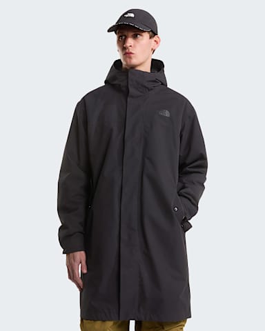 Mens Nukabira Rain Shell Parka TNF TNF Black HERO