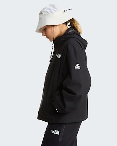 Womens Mountain Athletics Rainlit Hooded Jacket TNF TNF Black ALT2