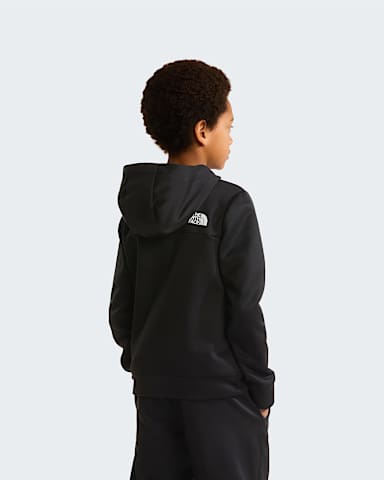 Teens Reaxion FullZip Hoodie TNF TNF Black ALT3