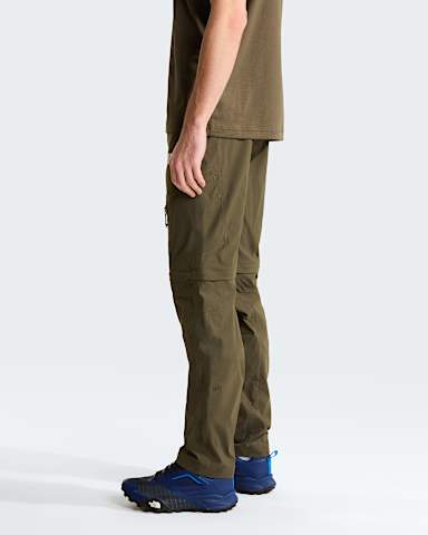 Mens Exploration Convertible Regular Tapered Trousers TNF New Taupe Green ALT2