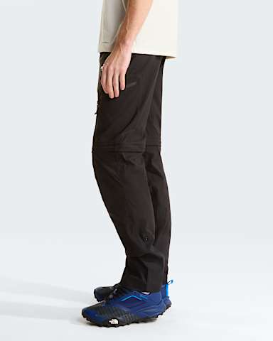 Mens Exploration Convertible Regular Tapered Trousers TNF TNF Black ALT2