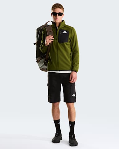 Mens Exploration Cargo Shorts TNF TNF Black ALT1