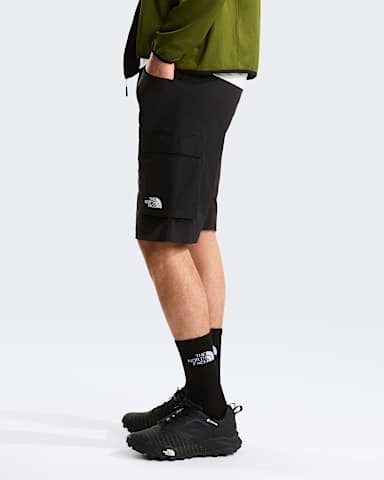 Mens Exploration Cargo Shorts TNF TNF Black ALT2