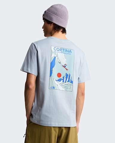 Tshirt standard Mountain Celebration Graphic unisexe TNF Frost Grey ALT2