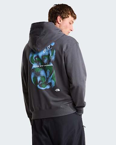 Unisex 1966 Motion Relaxed Graphic Hoodie TNF Anthracite Grey ALT2