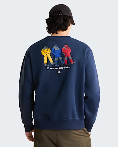 Unisex TNF Celebration Relaxed Graphic Sweatshirt TNF Summit Navy ALT2