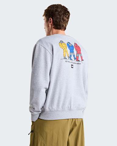 Sweat graphique dcontract TNF Celebration unisexe TNF TNF Light Grey Heather ALT2