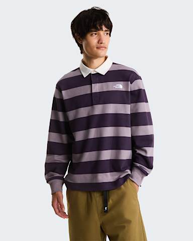 Unisex Rugby Polo Sweatshirt TNF Transcendent GreyEndless Dusk ALT2