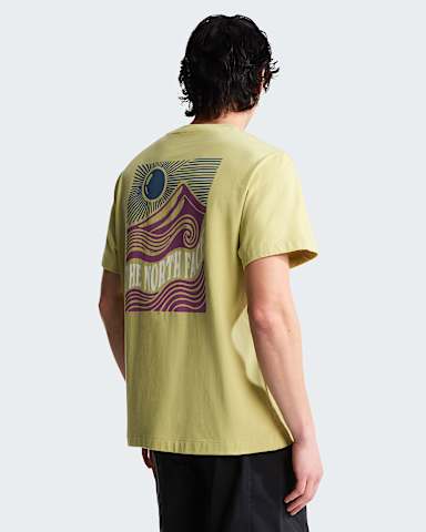 Unisex Mountain Escape Relaxed Graphic TShirt TNF Pear ALT2